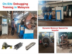 5T Centrifugal Fan Impeller Balancing Machine in Malaysia