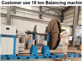 15T Industrial Fan Balancing Machine