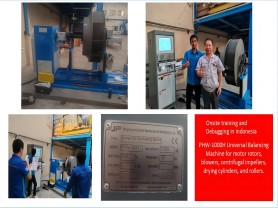 1T Centrifugal Fan Impeller Balancing Machine in Indonesia