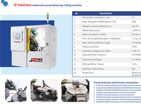 Automatic Pump Balancing Milling Machine