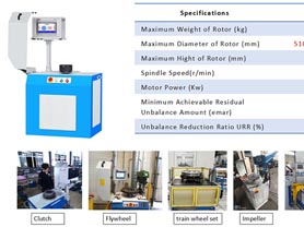 Vertical Universal Balancing Machine