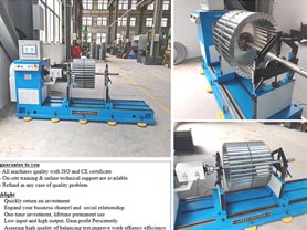 Horizontal End Driven Centrifugal Fan Balancing Machines