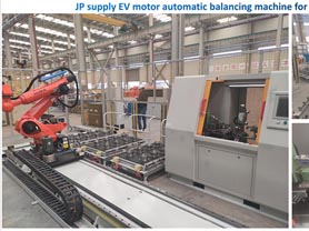 JP Supply EV Motor Automatic Balancing Machine for DEMC