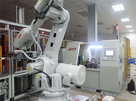 EV Motor Automatic Balancing Drilling Machine with Robot