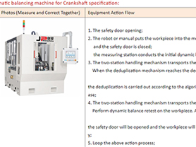 2-STATION CRANKSHAFT AUTOMATIC BALANCING MACHINE