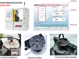 Automatic Balancing Machine for Pump Rotors