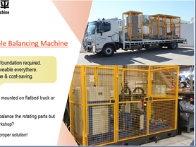 JP 10T Balancer Machine Transportable Balancing Machine