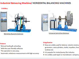 Industrial Balancing Machine/Horizontal Balancing Machines