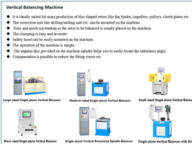 Vertical Balancing Machine up to 3.5T