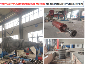 Heavy Duty Industrial Balancing Machine for Generator/Rotor/Steam Turbine