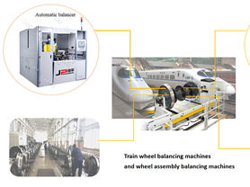 Balancing Machines for Rail Vehicles Brake Disks Wheel Sets