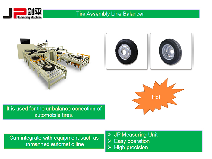 New Tire Wheel Assembly Line Automatic Balancer