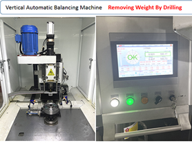 Pulley Vertical Automatic Balancing Machine