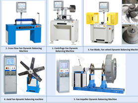 Centrifuge Axial Cross Flow Fan Impeller Balancing Machine