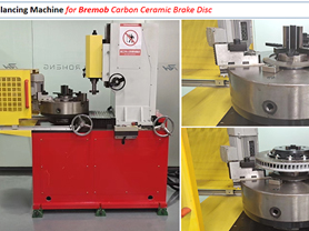 Manual Balancing Machine for Bremob Carbon Ceramic Brake Disc