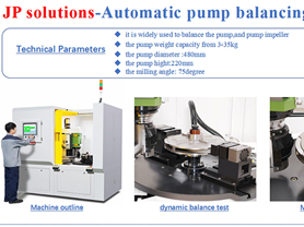 Automatic Pump Impeller Balancing Machine