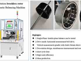 Brushless Rotor Automatic Balancing Machines