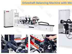 Driveshaft Balancing Machine with Welding Device