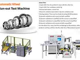 Automatic Wheel Run-out Test Machine