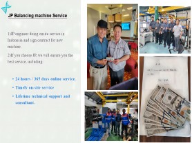 JP Onsite Balancing Machine Service In Malaysia indonesia Vietnam