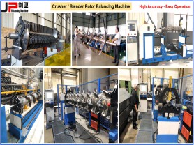 Auger Rotor Crusher Blender Balancing Machine