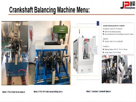 Crankshaft Balancing Machine Menu Balancing machines for crankshafts