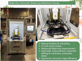 Onsite Automatic Brake Disc Balancing Machine in Russia