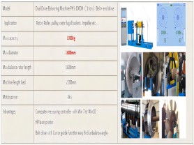 Belt Drive+Universal Joint Dual Drive Horizontal Balancing Machine