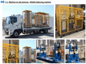 JP Transportable Mobile Balancing Machine PHW-100T