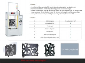 JP Dual Fan Radiator Fan Balancing Machine