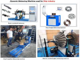 Marine crankshaft, Marine flange, Marine propeller Balancing Machine