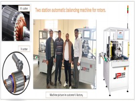 Armature Two Station Automatic Balancing Machine