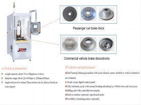 Passenger Commercial Car Brake Disc Automatic Balancing Machines