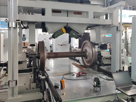 Automatic Balancing Machine for Locomotive Wheelsets