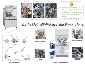 Alternator Rotor Automatic Balancing Machine