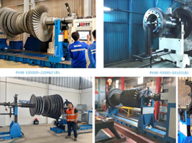 Turbine Rotor Turbine Runners Low Speed Balancing Machine