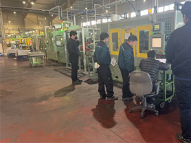 Congratulations on the successful operation of the brake disc automatic balancing machine in Korea