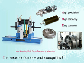 Horizonta Balancing Machine Corrects Unbalance