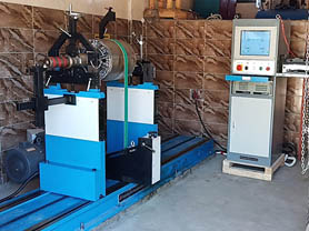 Horizontal Balancing Machine On Egypt Customer Site