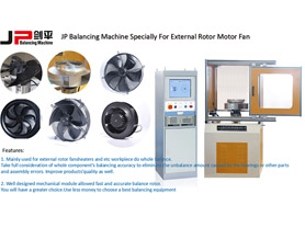 Balancing machine for External Rotor Motor Fan