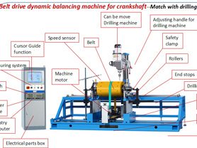 Crankshaft Balancer with Drilling Machine