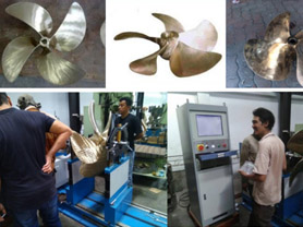 MARINE PROPELLER REPAIR Balancing Machine