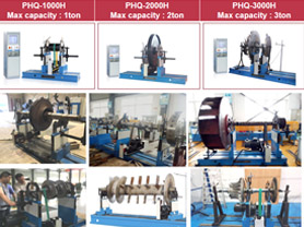 Belt Driven Horizontal Balancing Machines