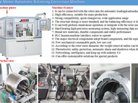 EV Motor Automatic Balancing Machine