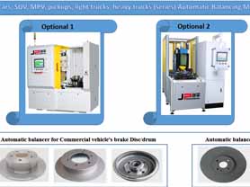 Automatic Balancer for Vehicle brake Disc/Drum