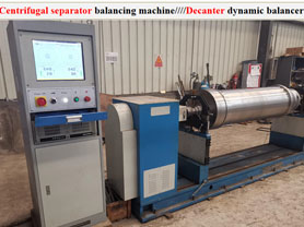 Centrifugal Separator Balancing Machine