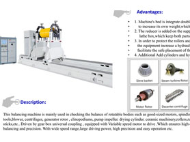 50Ton Universal Joint Drive Mobile Balancing Machine