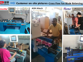 Cross Flow Fan Balancing Machine in Inida