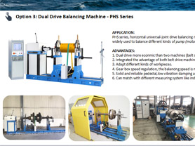 Repair & Modernization Dynamic balancing machine