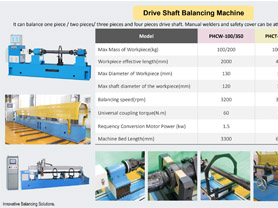 Driveshaft Balancing Machine-Drive Line Balancers